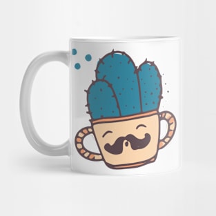 Happy cactus pot Mug